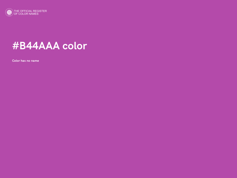 #B44AAA color image