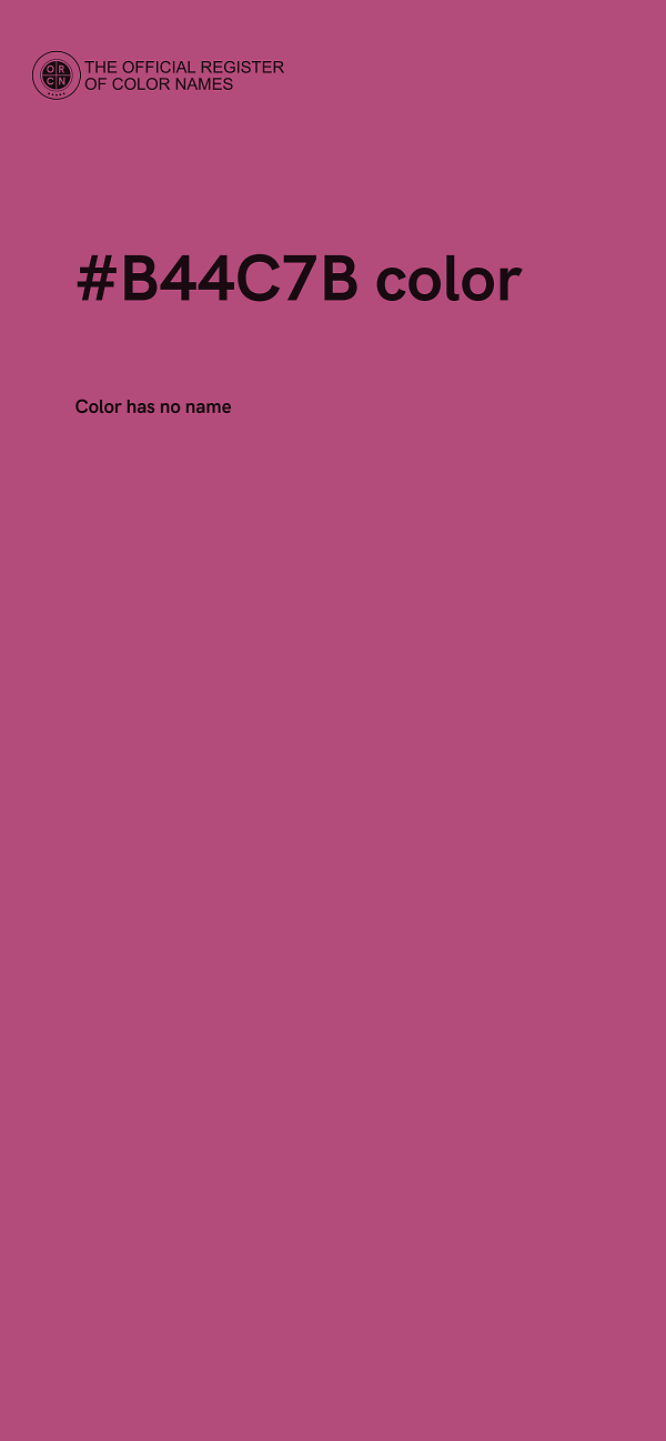 #B44C7B color image