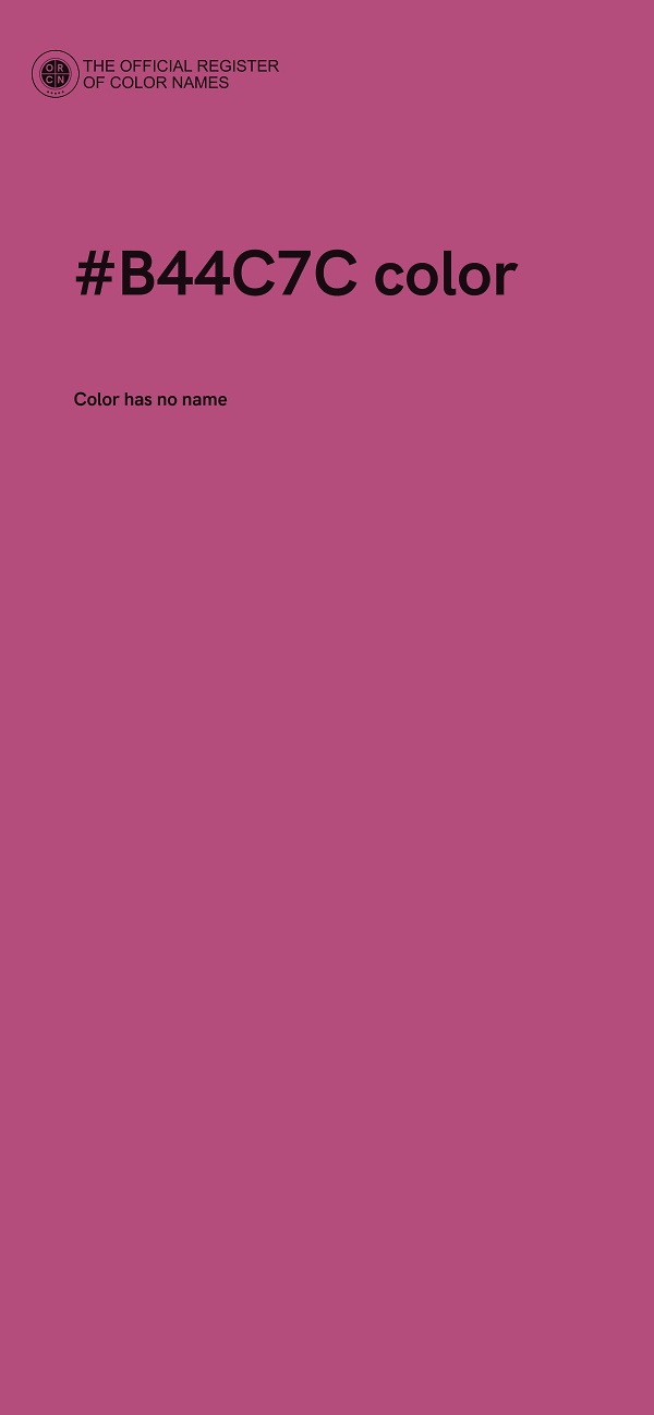 #B44C7C color image