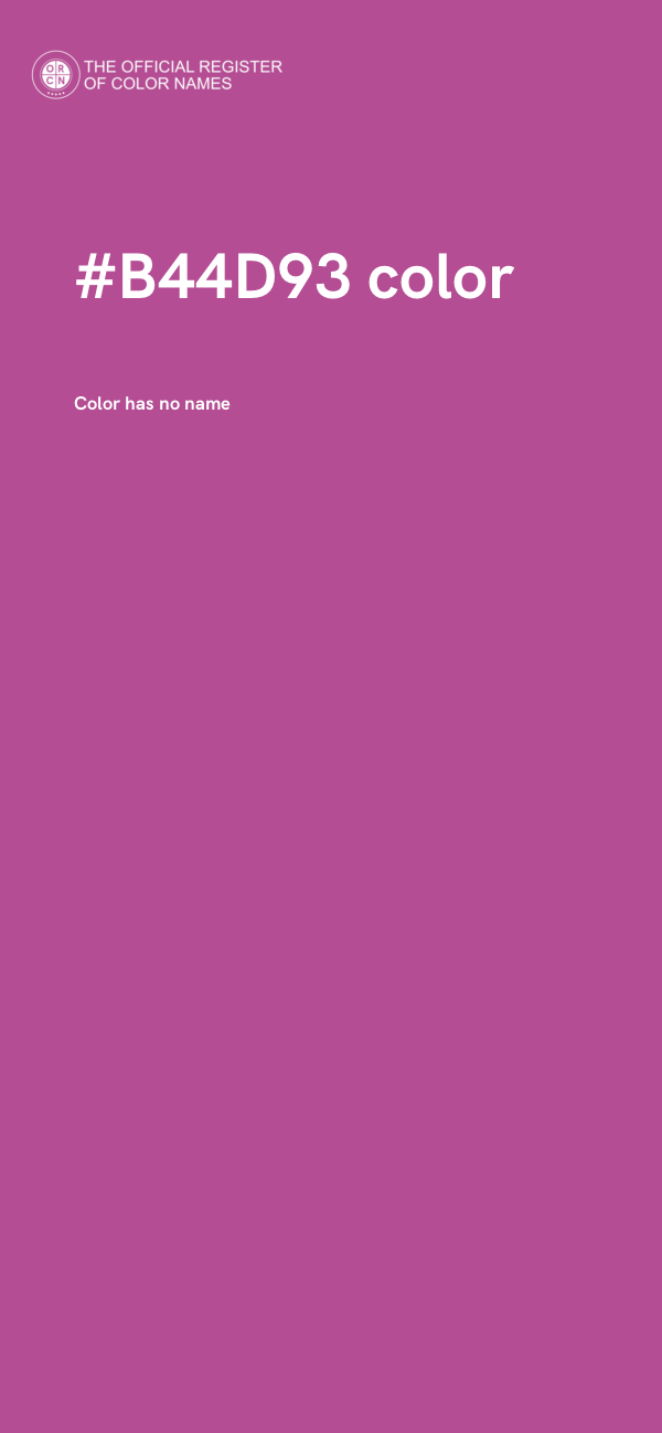 #B44D93 color image
