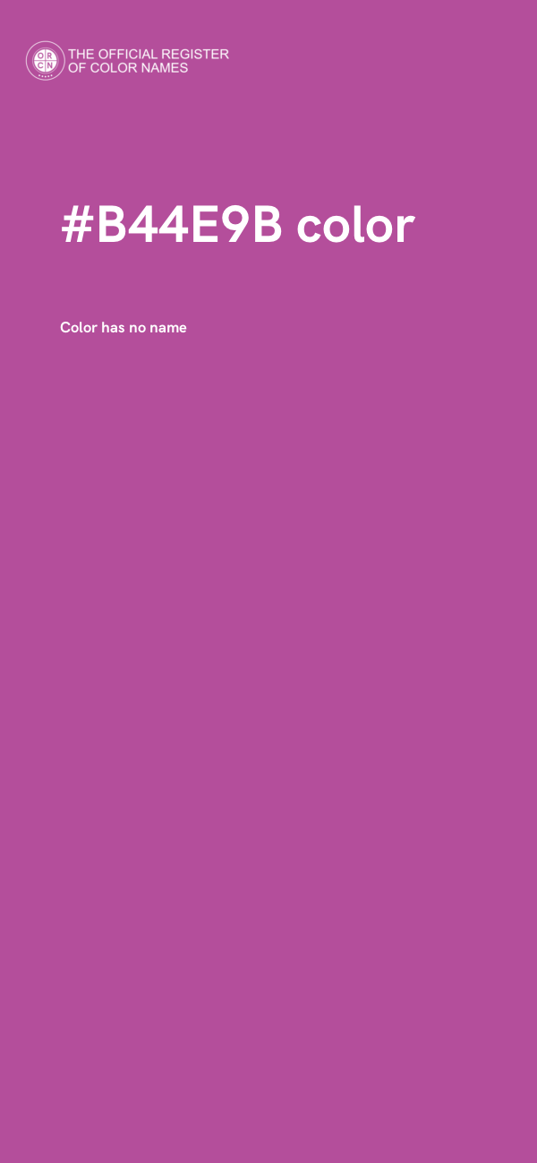 #B44E9B color image