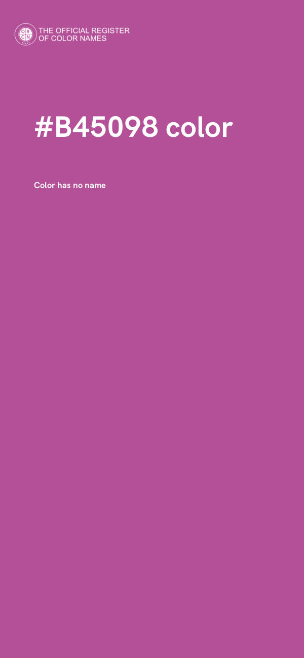 #B45098 color image