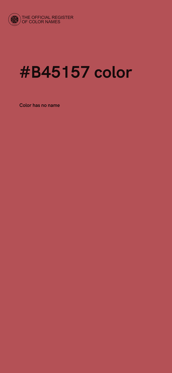 #B45157 color image