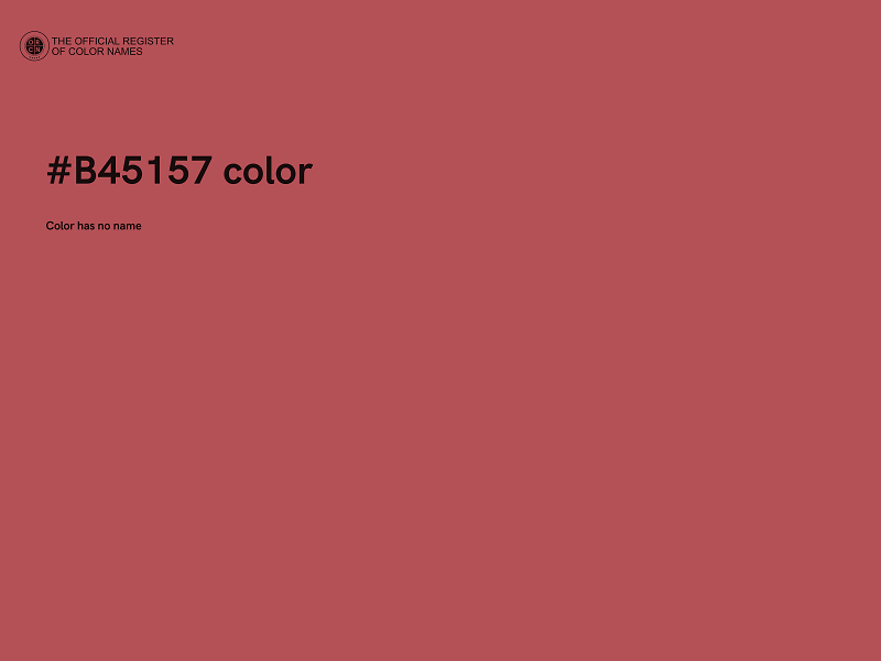 #B45157 color image