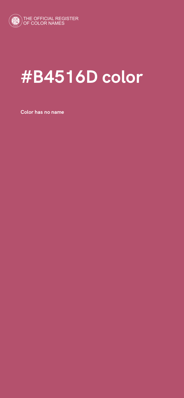 #B4516D color image