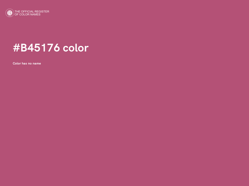 #B45176 color image