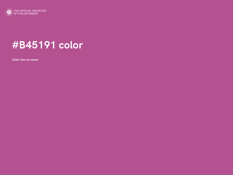 #B45191 color image