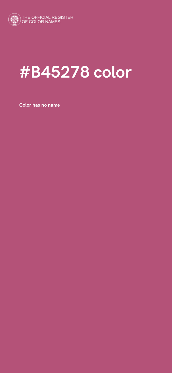 #B45278 color image