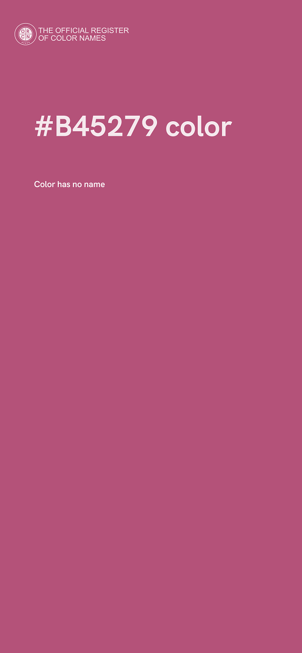 #B45279 color image