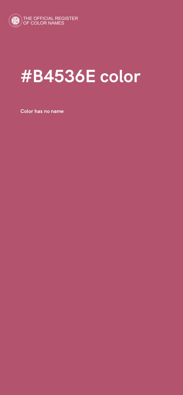 #B4536E color image