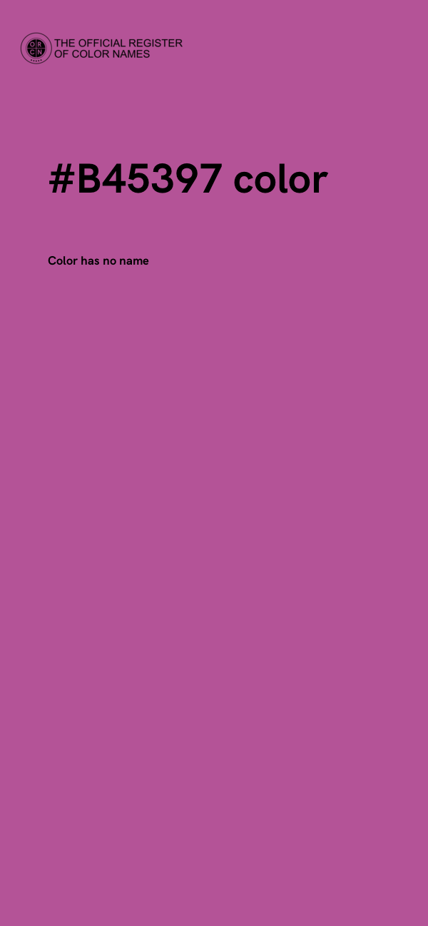 #B45397 color image