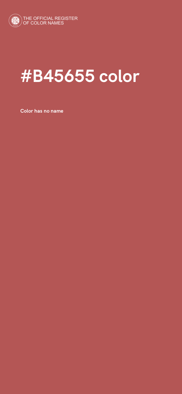 #B45655 color image