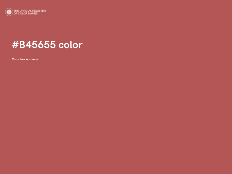 #B45655 color image
