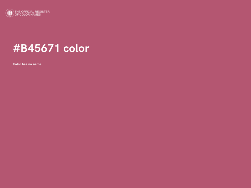 #B45671 color image