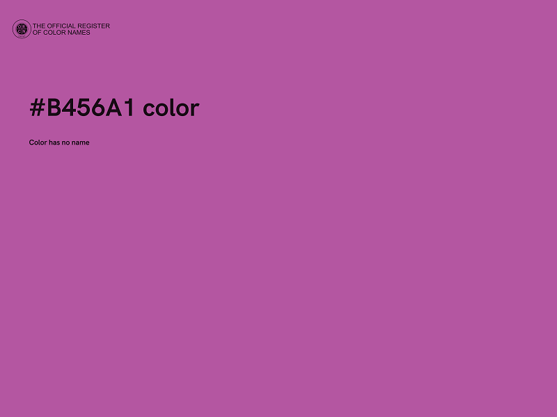 #B456A1 color image