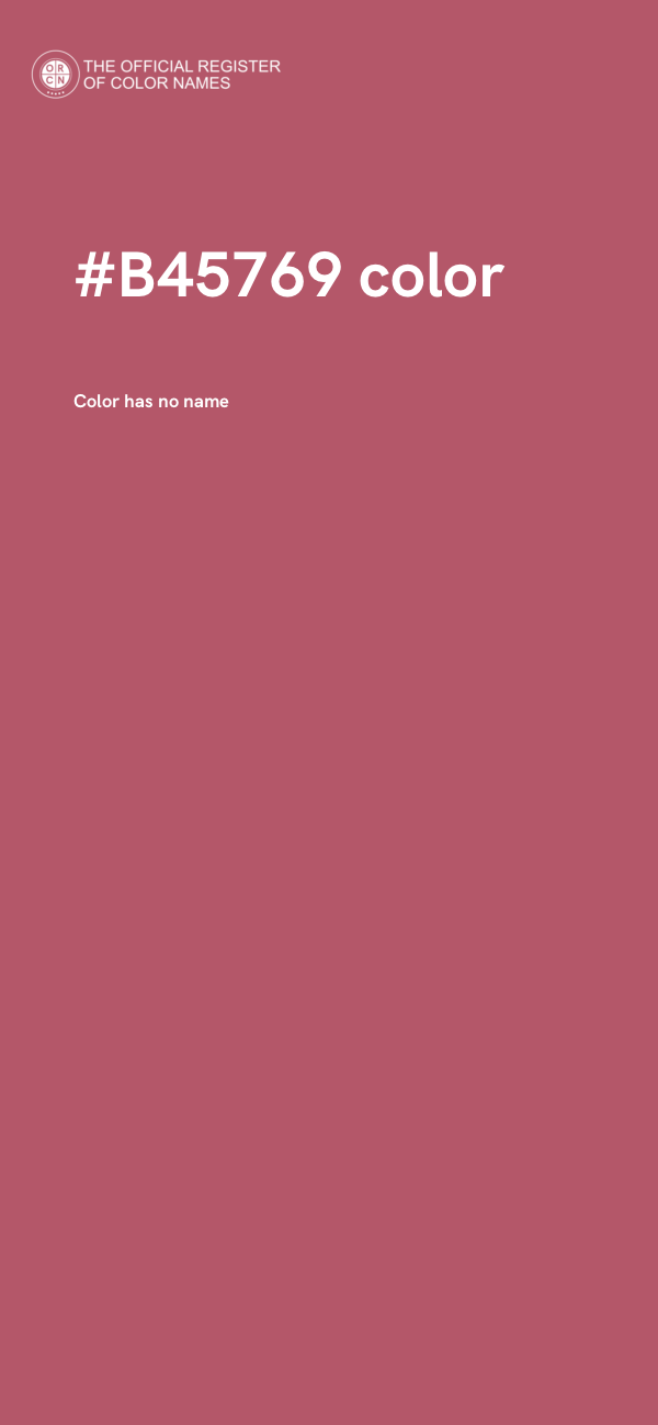 #B45769 color image