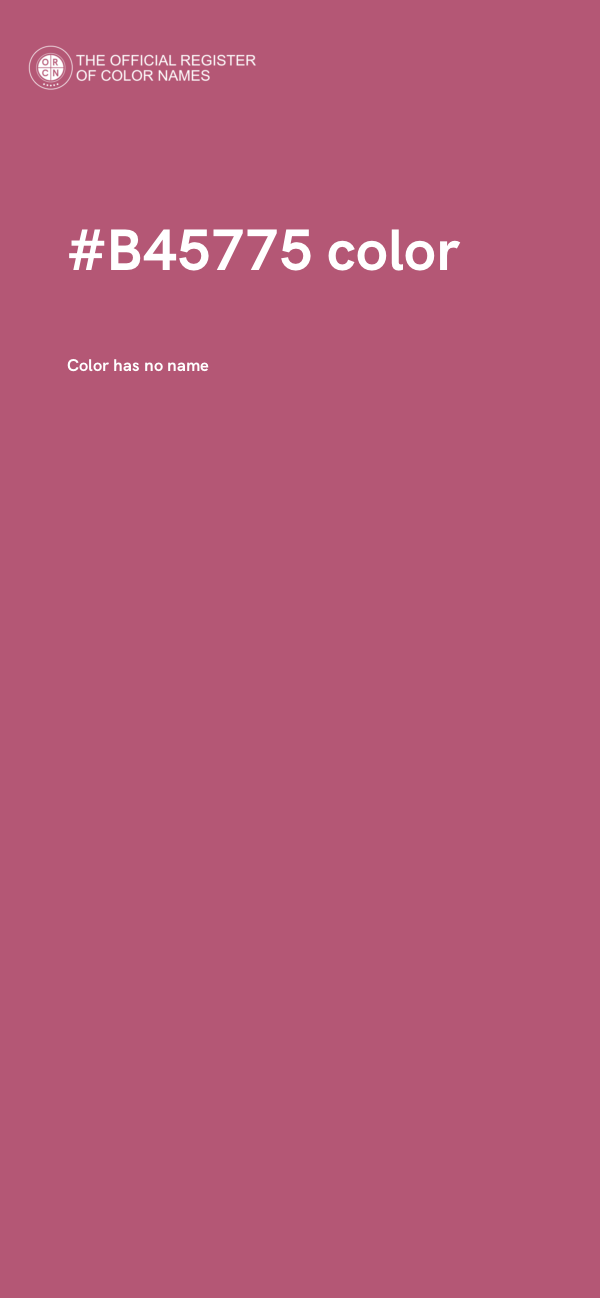 #B45775 color image