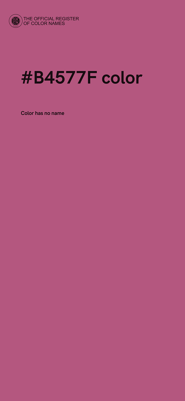 #B4577F color image