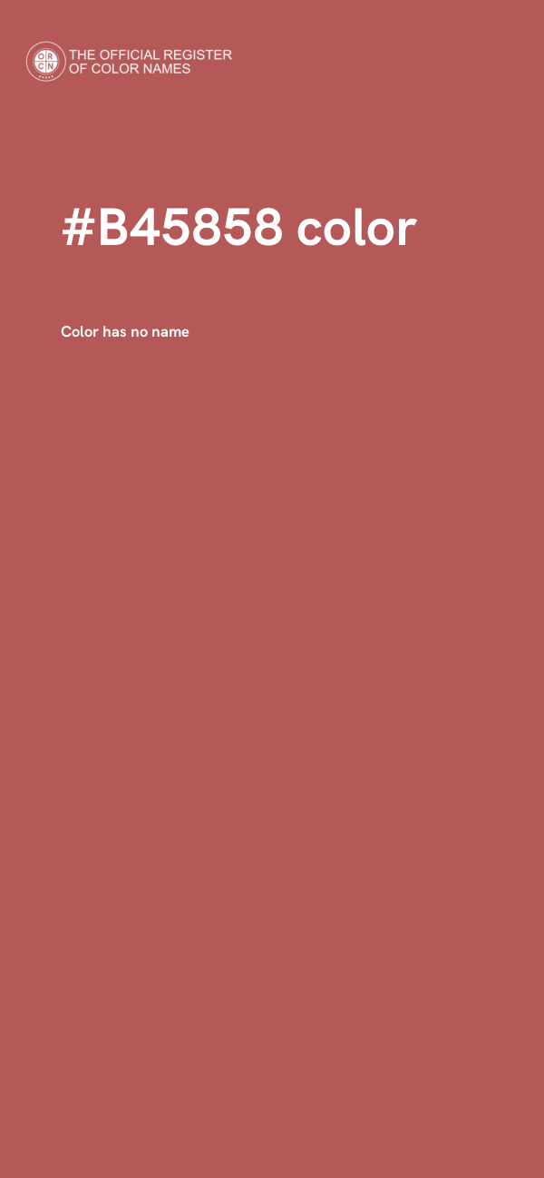 #B45858 color image