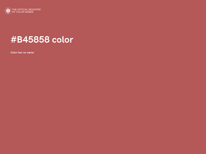 #B45858 color image