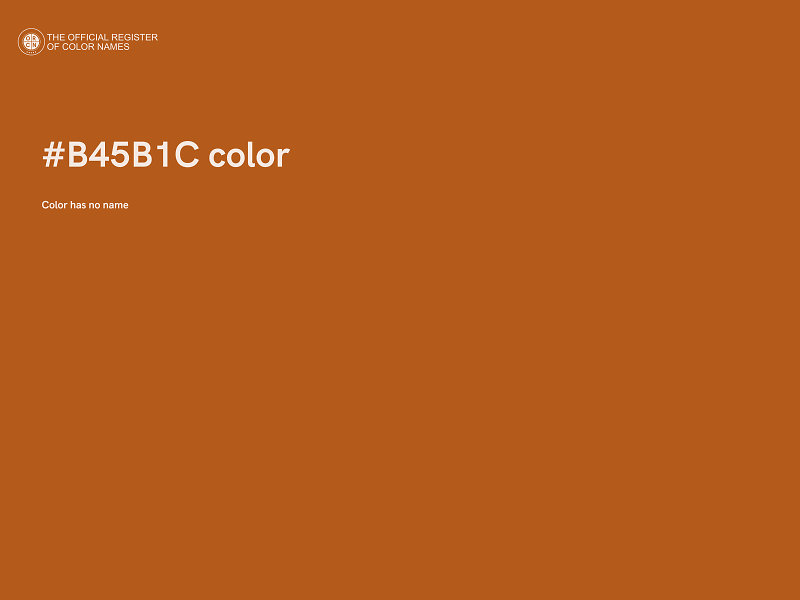 #B45B1C color image