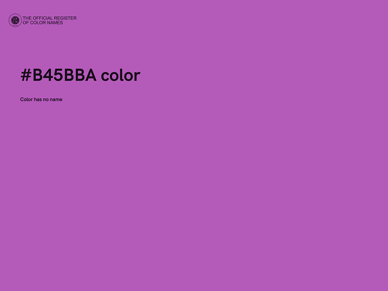 #B45BBA color image