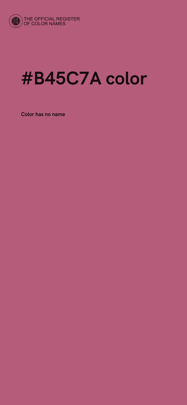 #B45C7A color image