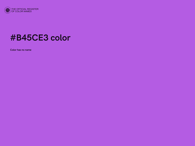 #B45CE3 color image