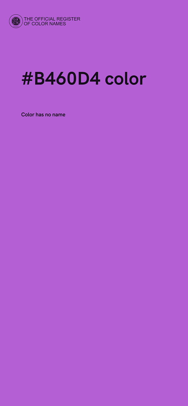#B460D4 color image