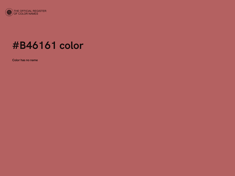 #B46161 color image