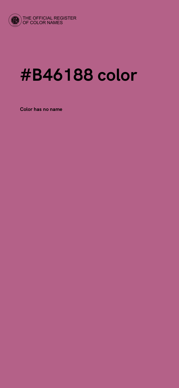 #B46188 color image