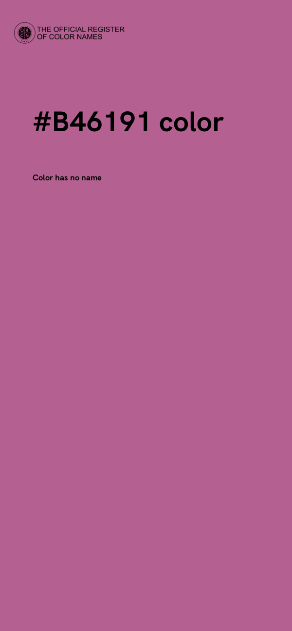 #B46191 color image