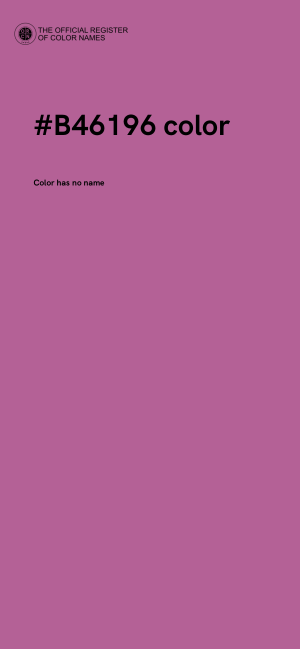 #B46196 color image