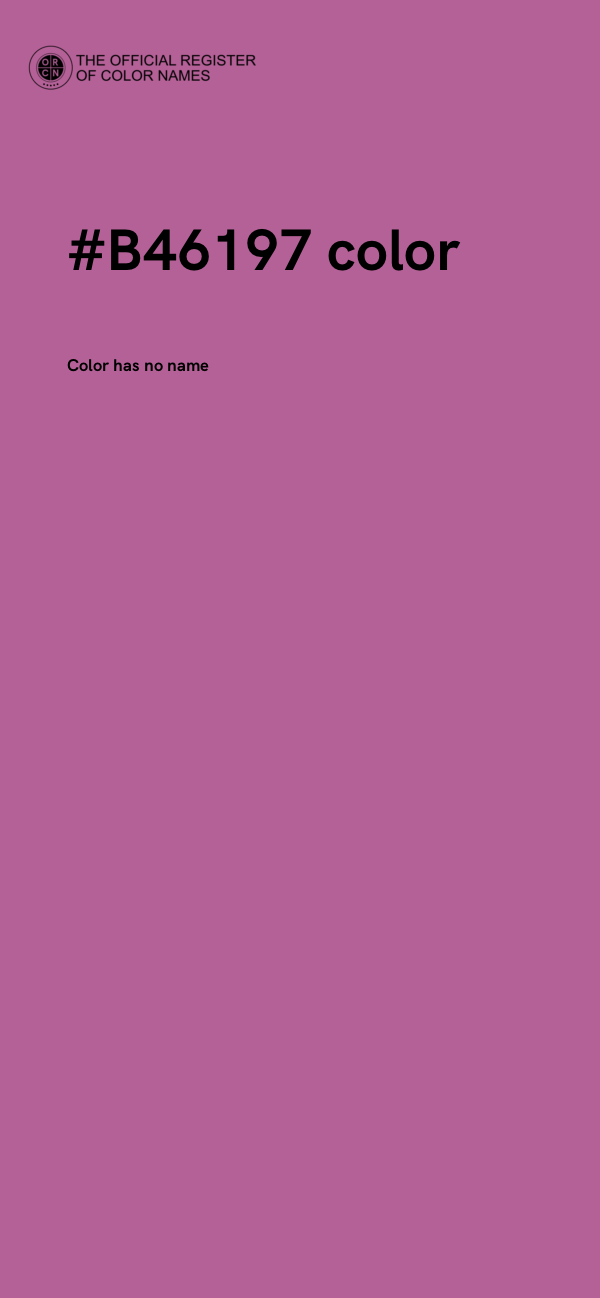 #B46197 color image