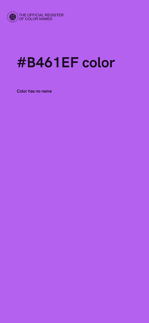 #B461EF color image