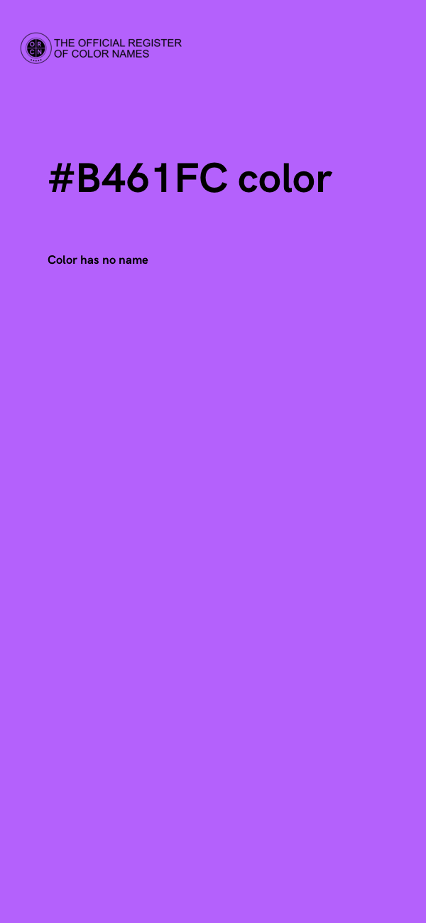 #B461FC color image