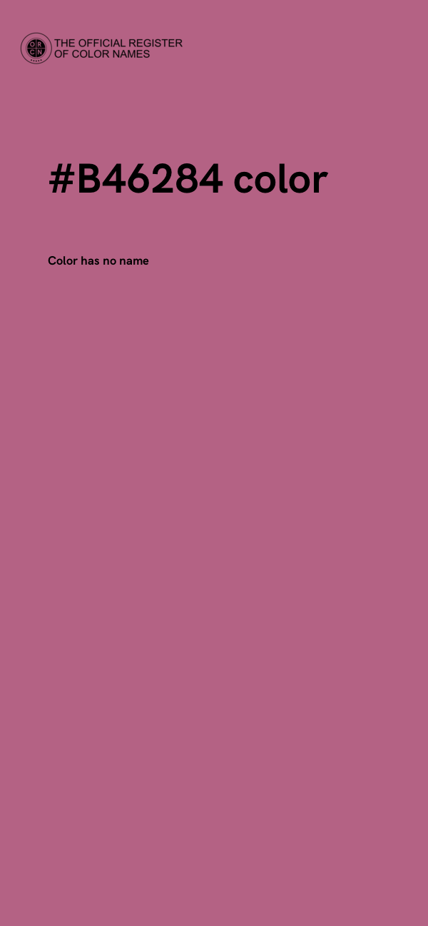 #B46284 color image