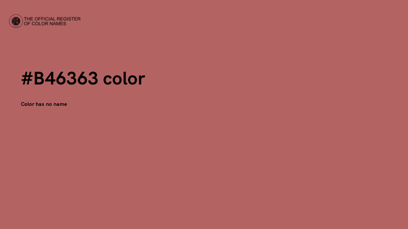 #B46363 color image