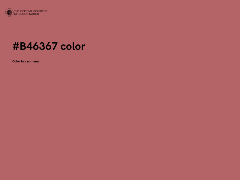 #B46367 color image