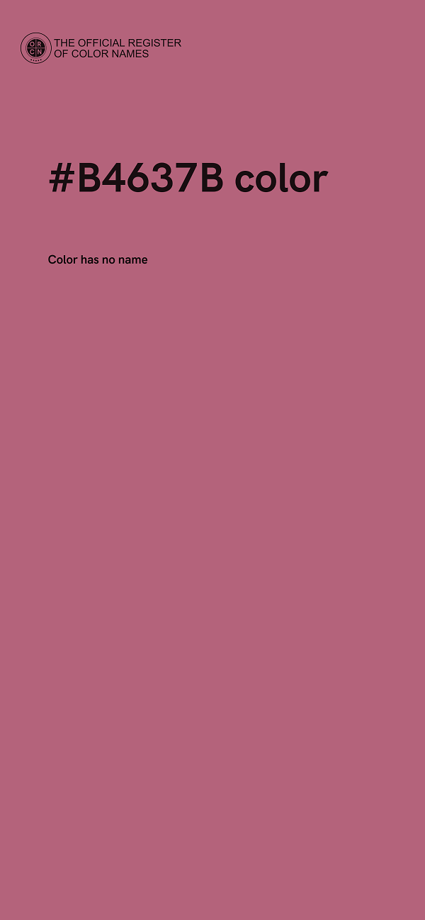 #B4637B color image