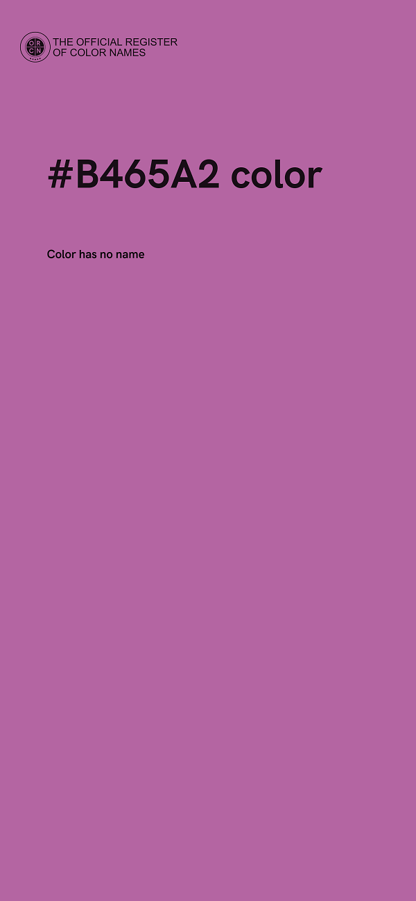 #B465A2 color image