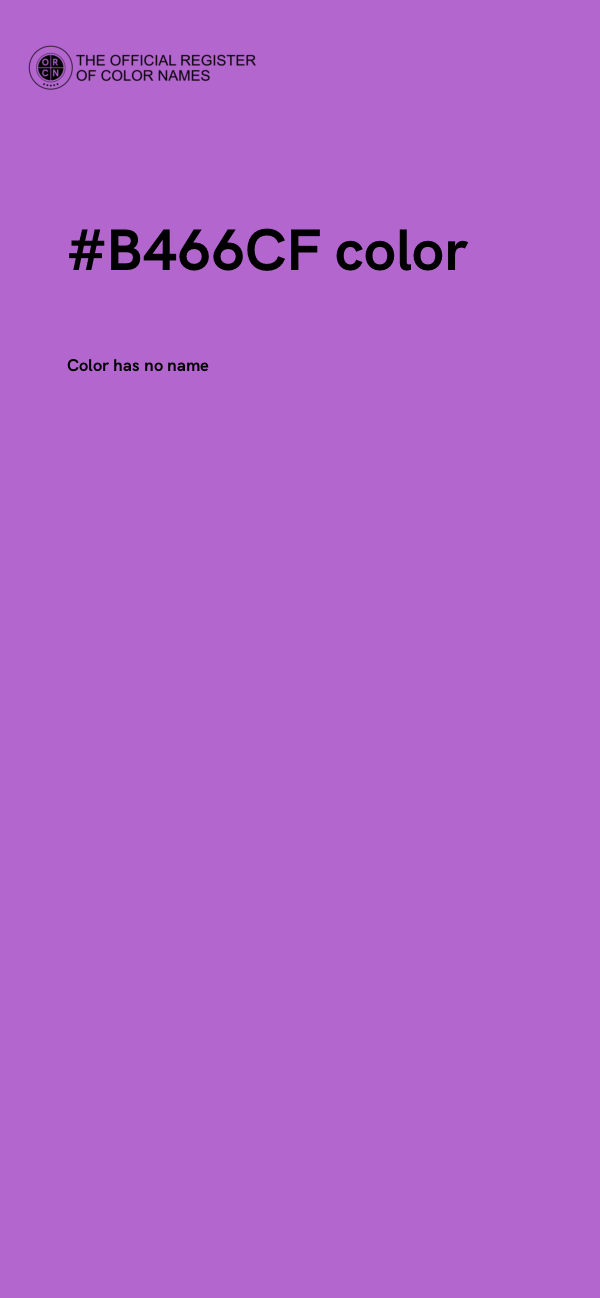 #B466CF color image