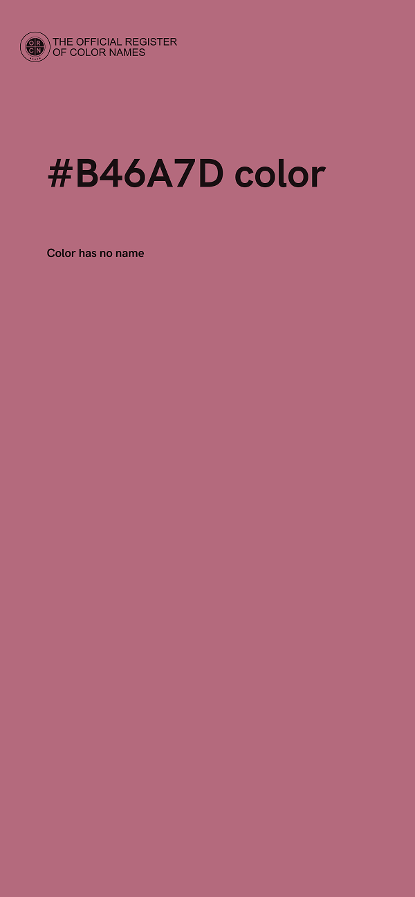 #B46A7D color image