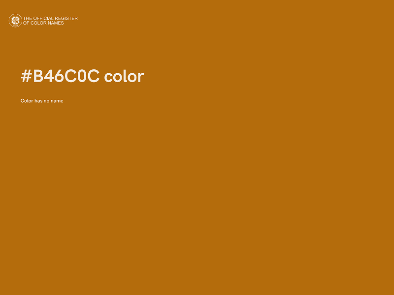 #B46C0C color image