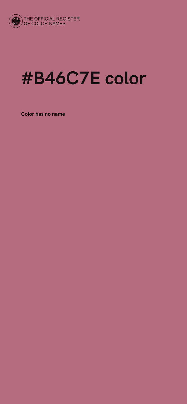 #B46C7E color image