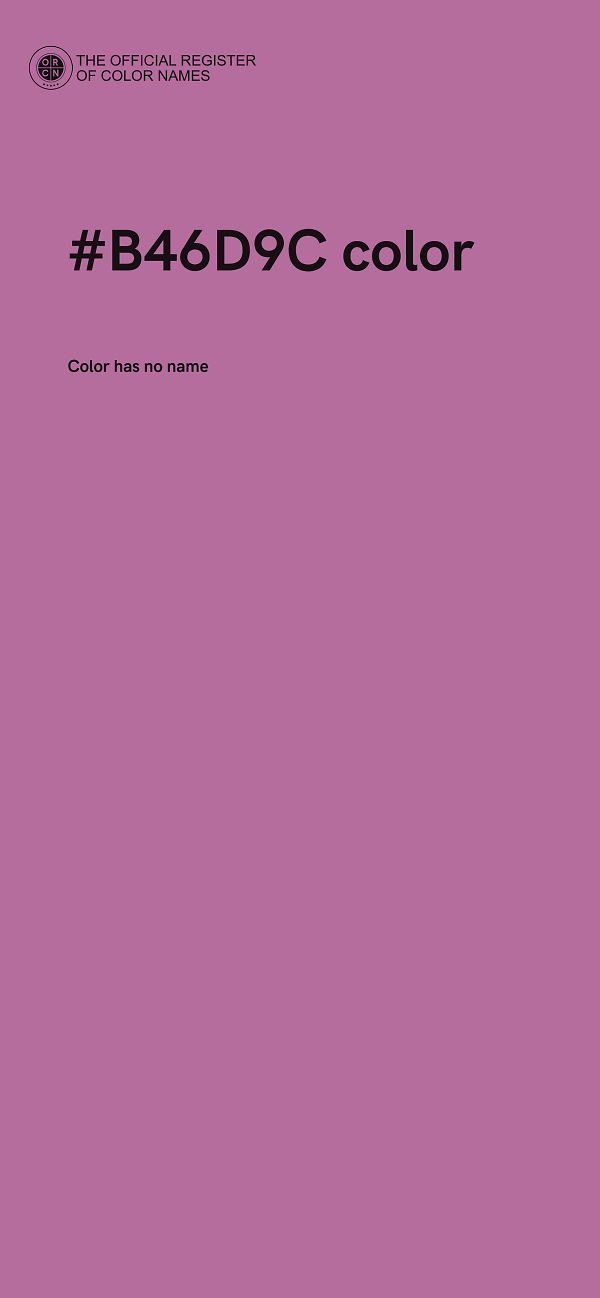 #B46D9C color image