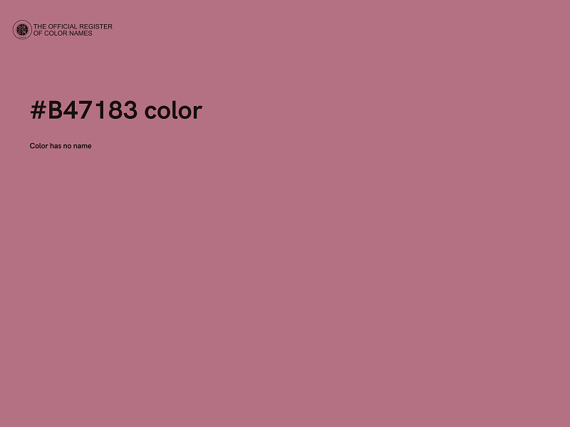 #B47183 color image