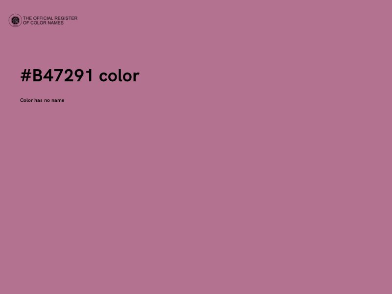 #B47291 color image