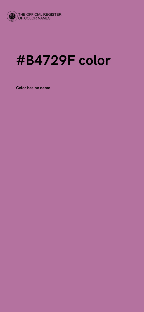 #B4729F color image