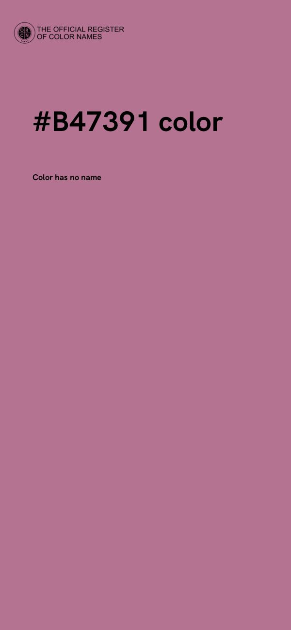 #B47391 color image